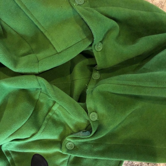 Tulle Green Peacoat - Picture 4 of 5